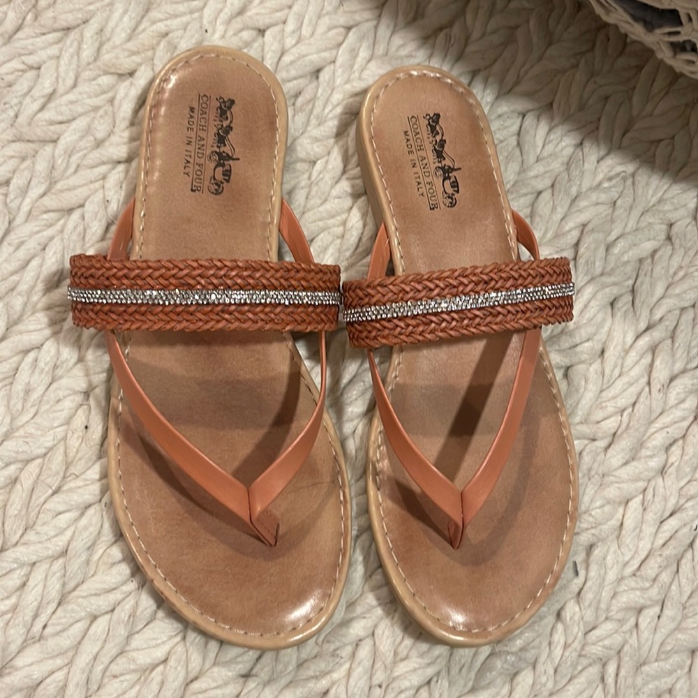 Coach and Four Sandals